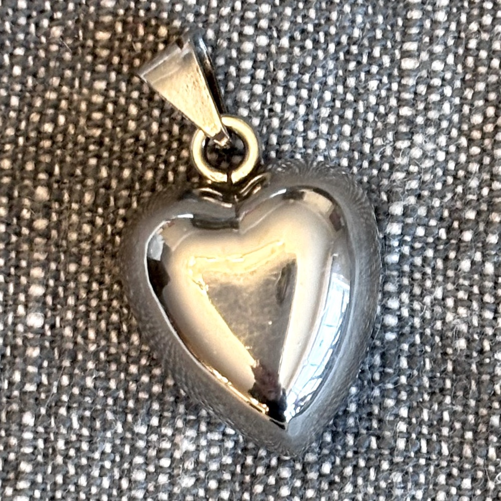 Puffed Heart Chime Pendant